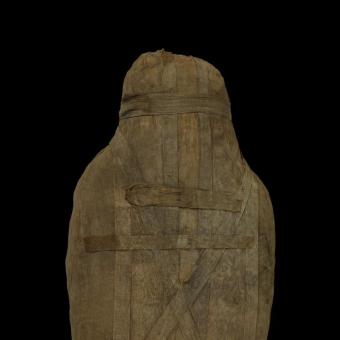 Mummy of Ameniryirt. Thebes, Egypt 26th Dynasty, about 600 BC. Human remains. © Trustees of the British Museum.
