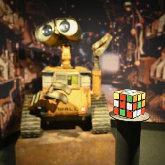 An image of the exhibition The Science Behind Pixar at the CosmoCaixa Science Museum.