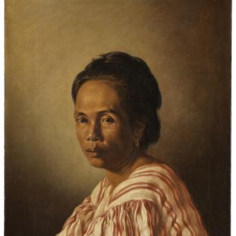Esteban Villanueva y Vinarao, India del campo, 1875. Óleo sobre lienzo. 