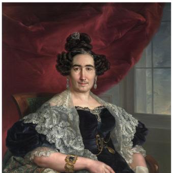 Vicente López Portaña, La señora de Delicado de Imaz, hacia 1836. Óleo sobre lienzo. 