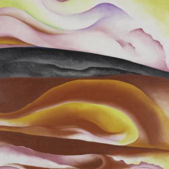 Georgia O’Keeffe, Red, Yellow and Black Streak [Estria vermella, groga i negra], 1924. Centre Pompidou, Paris Musée national d’art moderne – Centre de Création Industrielle.