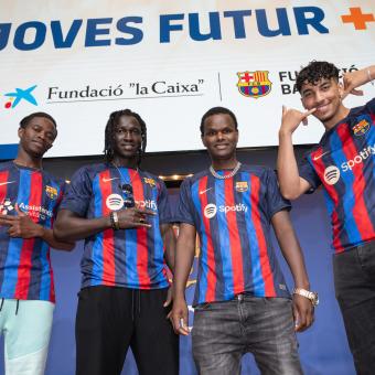 Joves Futur+, proyecto impulsado por la Fundación FC Barcelona y la Fundación ”la Caixa".