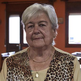 Pepita Ubach, nascuda al poble de Vilamur el 1950 i participant del projecte Museu de Camins. 