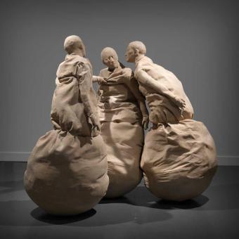 Una de las obras seleccionadas de la exposición Tensión continua.