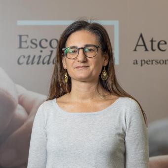 Anna Escolà, psychologist from one of the psychosocial care teams (EAPS) of the Comprehensive Care for People with Advanced Diseases Programme.