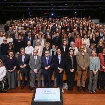 Acto de celebración de los 25 años de Convocatorias de proyectos Sociales.