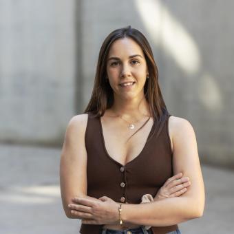 María Martínez López, immunologist and junior group leader at the CaixaResearch Institute.