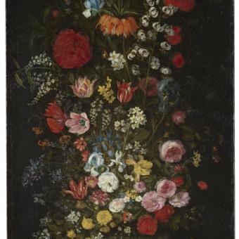 Jan Brueghel el Viejo, «Florero», primer cuarto del siglo XVII. Óleo sobre lienzo.
