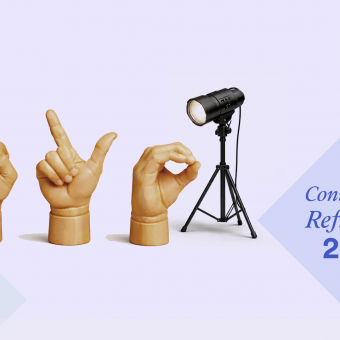 Imagen de la mesa redonda «Abrimos la puerta a una escena accesible», en el Palau Macaya. 