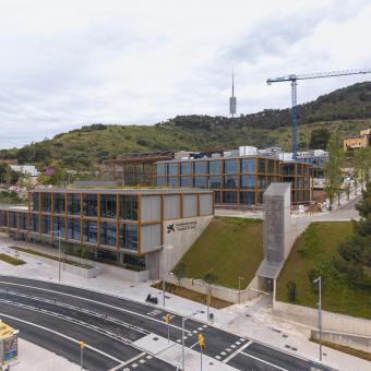 El CaixaResearch Institute, a vista de dron.