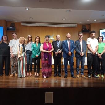 Moment de la presentació de l’informe al Palau Macaya de la Fundació ”la Caixa”.