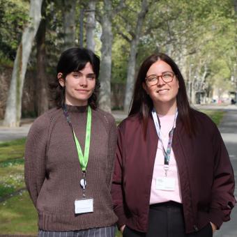Las investigadoras Anna Brugulat y Clara Gallay.