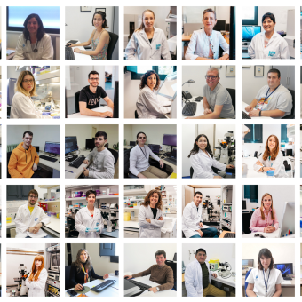 Collage de todos los investigadores que forman parte de Gencardio.