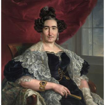 Vicente López Portaña, La señora de Delicado de Imaz, hacia 1836. Oil on canvas ©Archivo Fotográfico. Museo Nacional del Prado.
