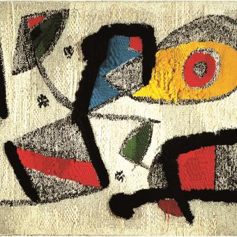 Joan Miró, Josep Royo. Tapiz, 1980. Fundación ”la Caixa” © Francesc Català-Roca.