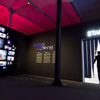 The exhibition entitled Homo ludens. Video games to understand the present is a reflection on the central role of play in our culture, based on the phenomenon of video games.