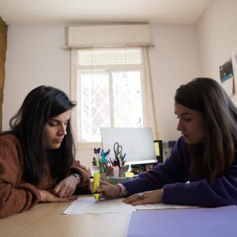 Imagen de la Fundación Amigó en Bilbao, uno de los proyectos de entidades vascas seleccionados en las Convocatorias de Ayudas a Proyectos Sociales de la Fundación “la Caixa” (2018). © Fundación ”la Caixa”. Pablo Chouza.