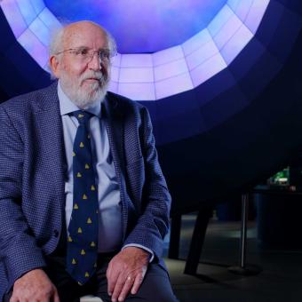 L'astrònom Michel Mayor (Premi Nobel de Física 2019).