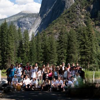 Grupo EduCaixa con Miquel Montoro en Yosemite.