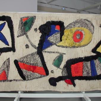 Captura d’imatge del documental Els tapissos de Joan Miró. Del fil al món.