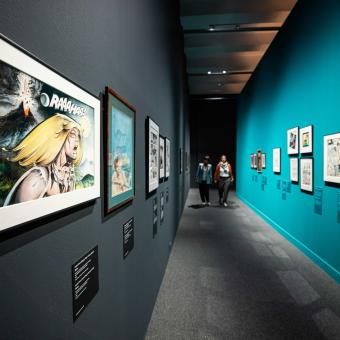 Visitors will discover some 350 pieces, including more than 300 original pages by some of the world’s most famed comic book artists.