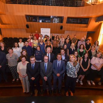 Acte de resolució de la Convocatòria de Projectes Socials Catalunya que ha estat presentada a CaixaForum Lleida.