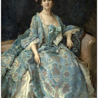 Raimundo de Madrazo y Garreta, María Hahn, esposa del pintor,  1901. Óleo sobre lienzo. ©Archivo Fotográfico. Museo Nacional del Prado.