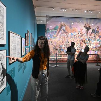 Exposición Cómic. Sueños e historia en CaixaForum Barcelona.