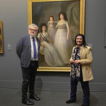 Miguel Falomir, director del Museo Nacional del Prado, y  Elisa Durán, directora general adjunta de la Fundación ”la Caixa”, han presentado la nueva exposición.