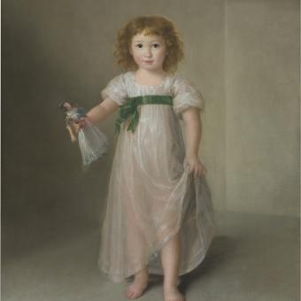 Agustín Esteve y Marqués, Manuela Isidra Téllez-Girón, futura duquesa de Abrantes, 1797. Óleo sobre lienzo. ©Archivo Fotográfico. Museo Nacional del Prado.
