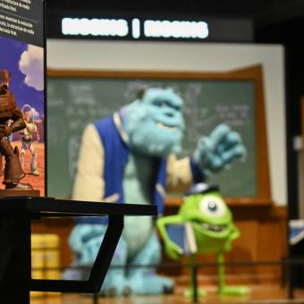 Una imagen de la exposición La Ciencia de Pixar en el Museo de la Ciencia CosmoCaixa.
