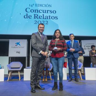 La hija de Sara Laura Arnez Cuentas ganadora en la categoría de Relato (Madrid).