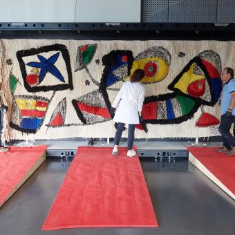La obra de Miró ha sido expuesta al gran público por primera vez en 38 años.
