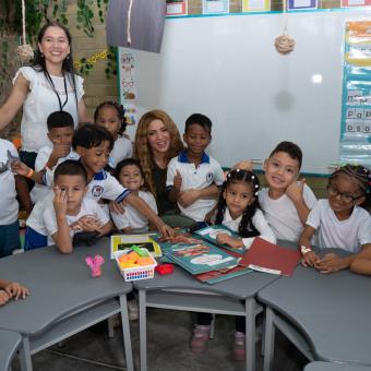 Shakira ha inaugurat una nova escola Pies Descalzos a Barranquilla.