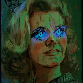 Nina Childress. Double agent (Lee Remick), 2022. Courtesy of the artist, Nathalie Karg Gallery (New York), Art : Concept (Paris).