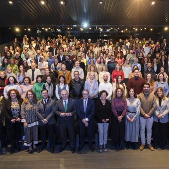 Acto en CaixaForum Sevilla de resolución de la Convocatoria de Proyectos Sociales de la Fundación ”la Caixa” en Andalucía.