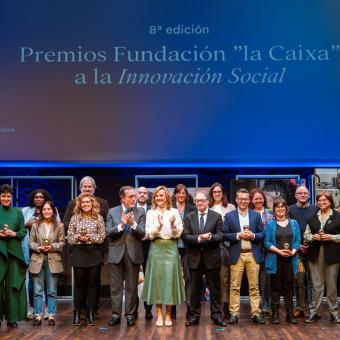 La ceremonia de entrega de los premios Fundación ”la Caixa” a la Innovación Social ha sido presidida por la ministra de Educación, Formación Profesional y Deportes, y portavoz del Gobierno, Pilar Alegría, y el director general de la Fundación ”la Caixa”, Antonio Vila Bertrán.