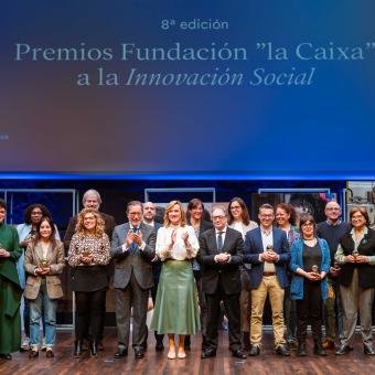 La cerimònia de lliurament dels premis Fundació ”la Caixa” a la Innovació Social ha estat presidida per la ministra d’Educació, Formació Professional i Esports i portaveu del Govern, Pilar Alegría, i el director general de la Fundació ”la Caixa”, Antoni Vila Bertrán.