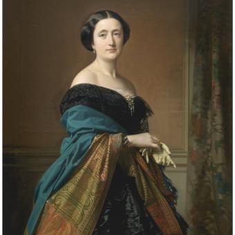 Federico de Madrazo y Kuntz, Saturnina Canaleta, 1856. Óleo sobre lienzo. 