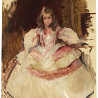 Joaquín Sorolla y Bastida, María Figueroa vestida de menina, 1901. Óleo sobre lienzo. 