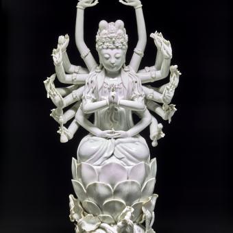 Porcelain, about 1700–22, China. 1980,0728.93. 