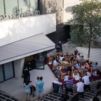 Taller durante las Noches de Verano en CaixaForum Zaragoza