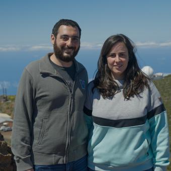 Escorza y Abdul-Masih, trabajan en el IAC gracias a las becas de posdoctorado Junior Leader, del programa de becas con el que la Fundación ”la Caixa”.