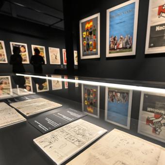 Interior Berlanga. Cine, vida y humor en CaixaForum Barcelona.