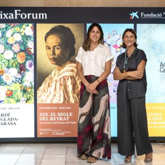 Carla Tarruella y Margarita Pérez-Villegas han presentado la temporada de CaixaForum Palma