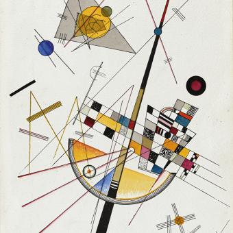 Wassily Kandinsky, Tensió suau nº85, 1923.