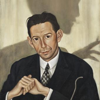 Christian Schad, Retrato del Dr. Haustein, 1928.
