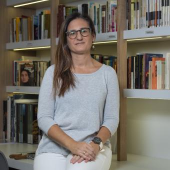 Anna Escolà, psicóloga de uno de los Equipos de Atención Psicosocial (EAPS) del Programa para la Atención Integral a Personas con Enfermedades Avanzadas.