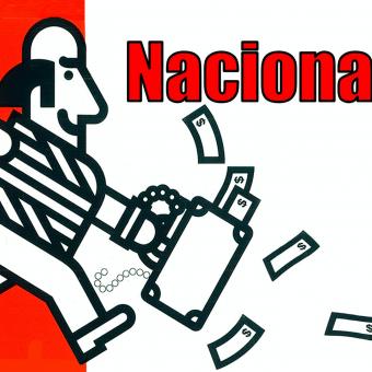 Cartel del film 'Nacional III' de Berlanga.