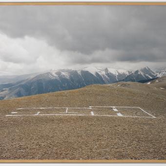 Perejaume Collado de pal - Cima de Costabona, 1990. Colección de Arte Contemporáneo Fundación "la Caixa"